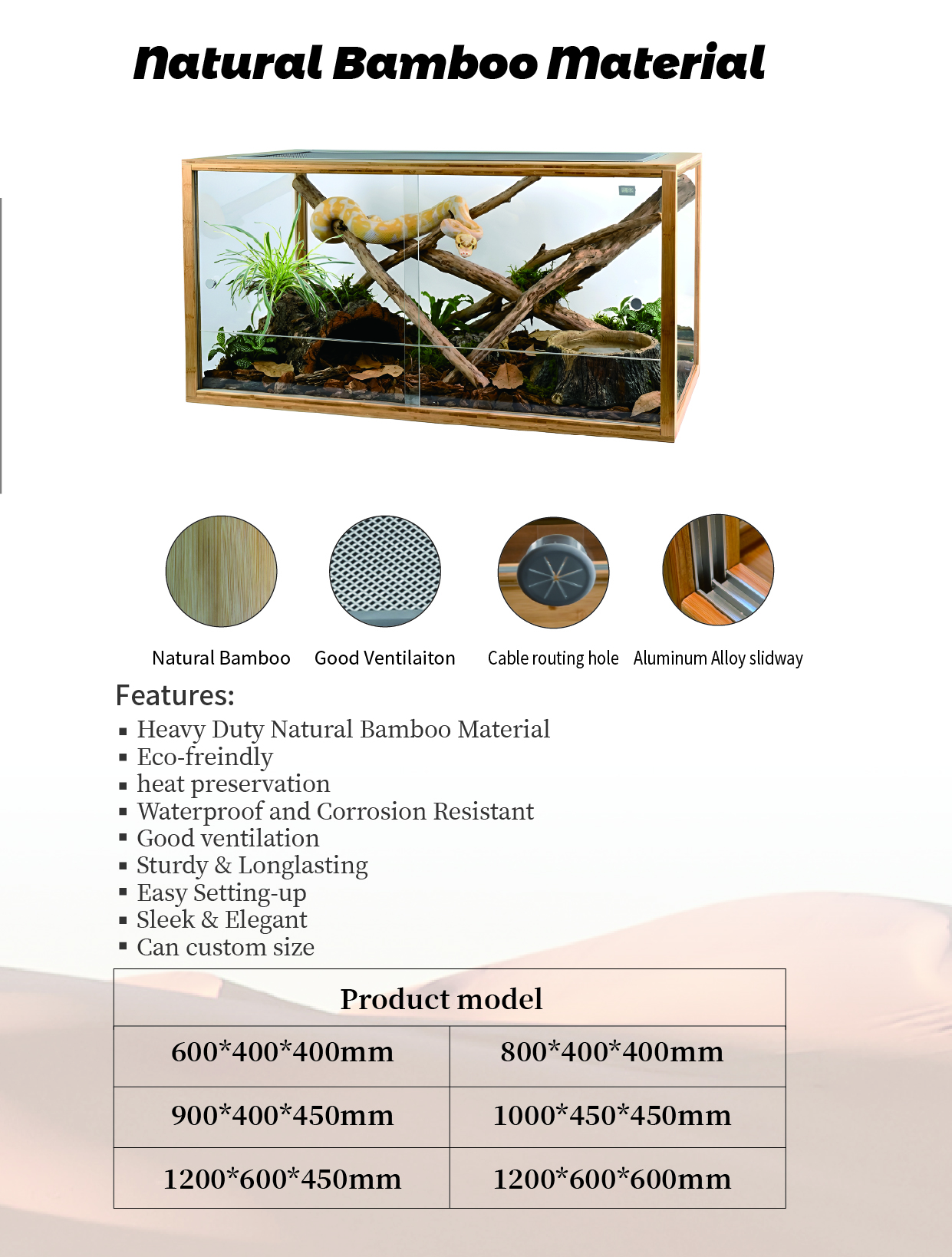 竹箱 Natural Bamboo Material(图1)